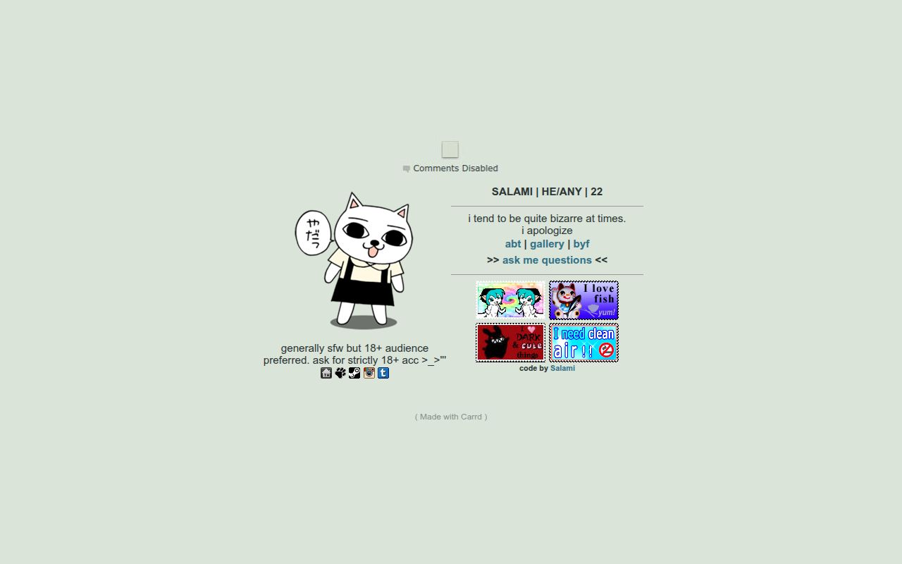 Carrd profile picture for @stash